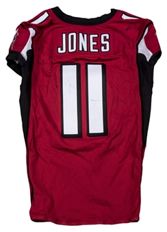 2016-17 Julio Jones Game Used & Photo Matched Atlanta Falcons Home Jersey Used on 1/1/2017 vs New Orleans Saints (Jones LOA)